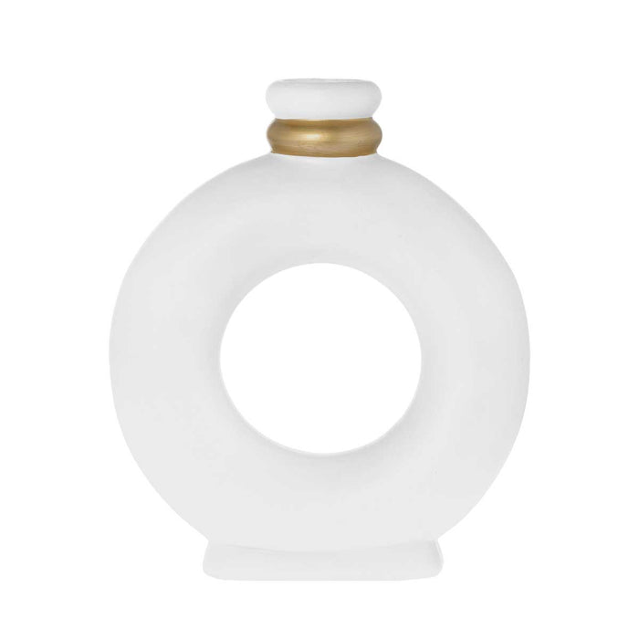 RIVERDALE - Vaas Demy - mat wit - H25cm