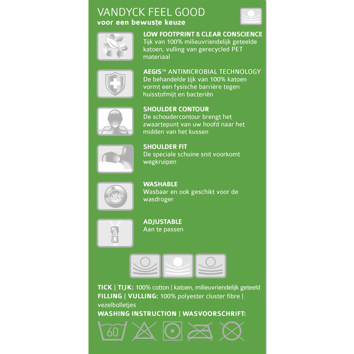 Vandyck Feel Good Hoofdkussen