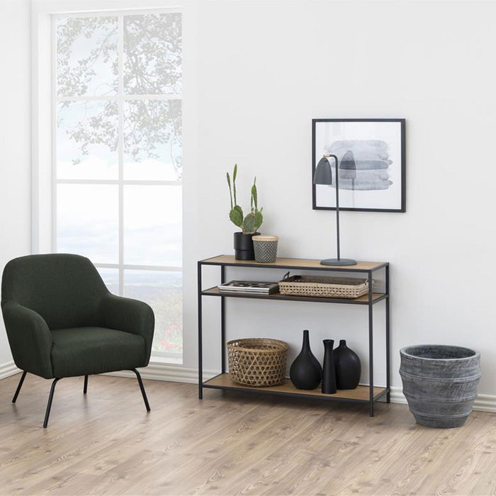 Lisomme Vic houten sidetable naturel - 100 x 35 cm