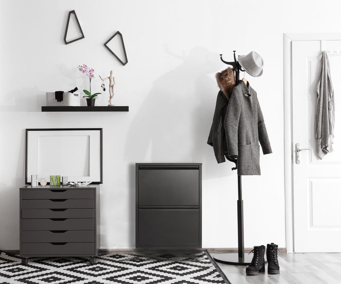 Gorillz Paw To - Schoenenrek – Schoenenkast Metaal - Zwart