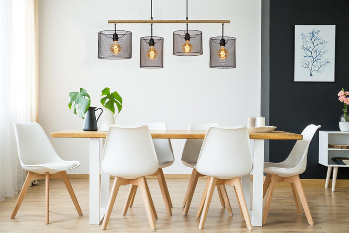 Lucide BASKETT Hanglamp - Zwart