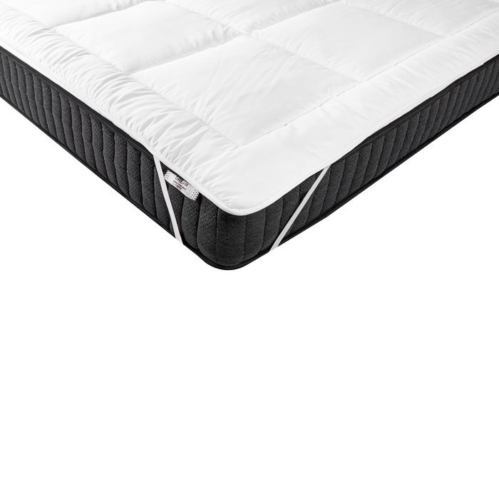 Beliani - AIZKORRI - Matrasbeschermer - Wit 90 x 200 cm - Microvezels