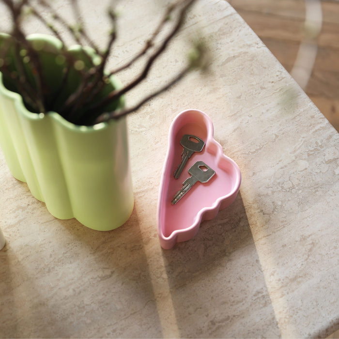 &k amsterdam Billow Vaas - Groen