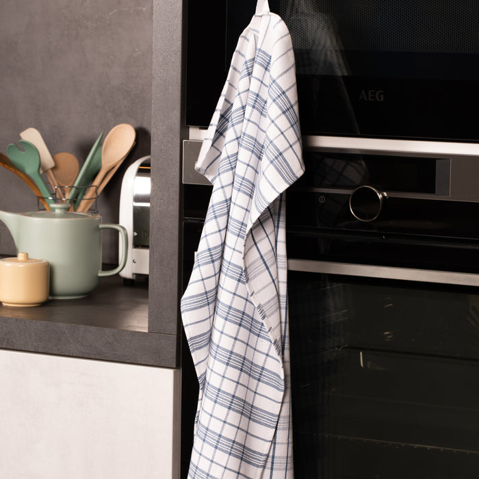 Tiseco Home Studio Theedoek 3 st. - Blauw