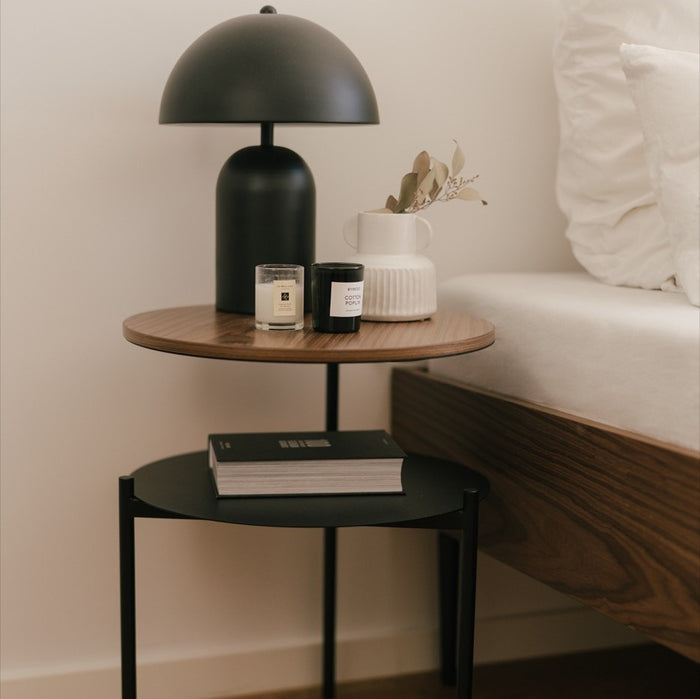 noo.ma Tu Bijzettafel - Natural Walnut