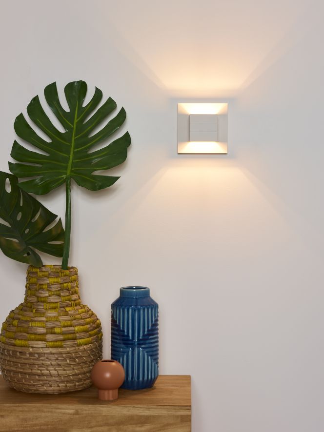 Lucide BOK Wandlamp 1xG9 - Wit