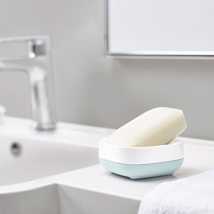 Joseph Joseph Slim Compact Zeepschaaltje - Lichtblauw / Wit