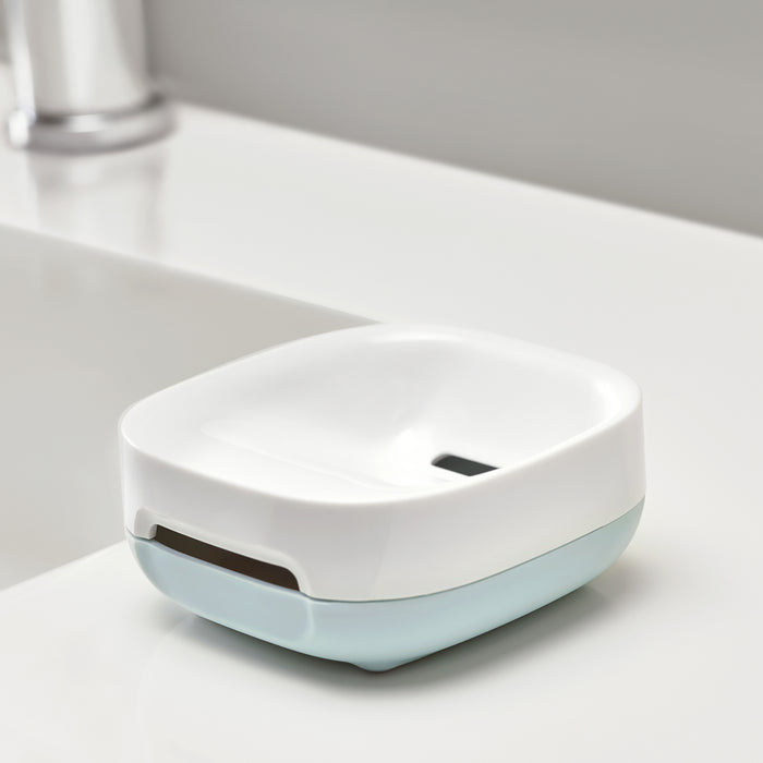 Joseph Joseph Slim Compact Zeepschaaltje - Lichtblauw / Wit