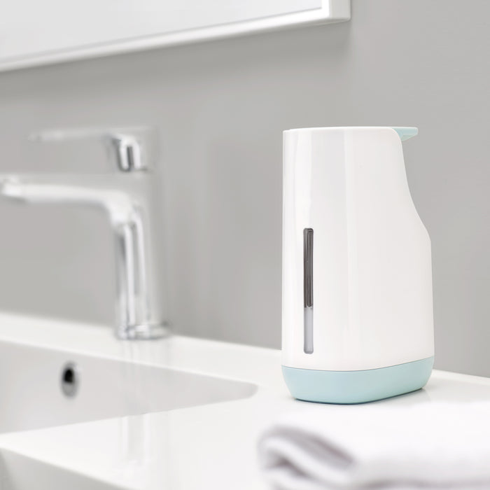 Joseph Joseph Slim Compact Zeepdispenser - Lichtblauw / Wit