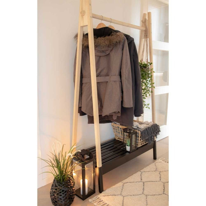 Artichok Daniel houten kledingrek naturel - 170 x 94,5 cm