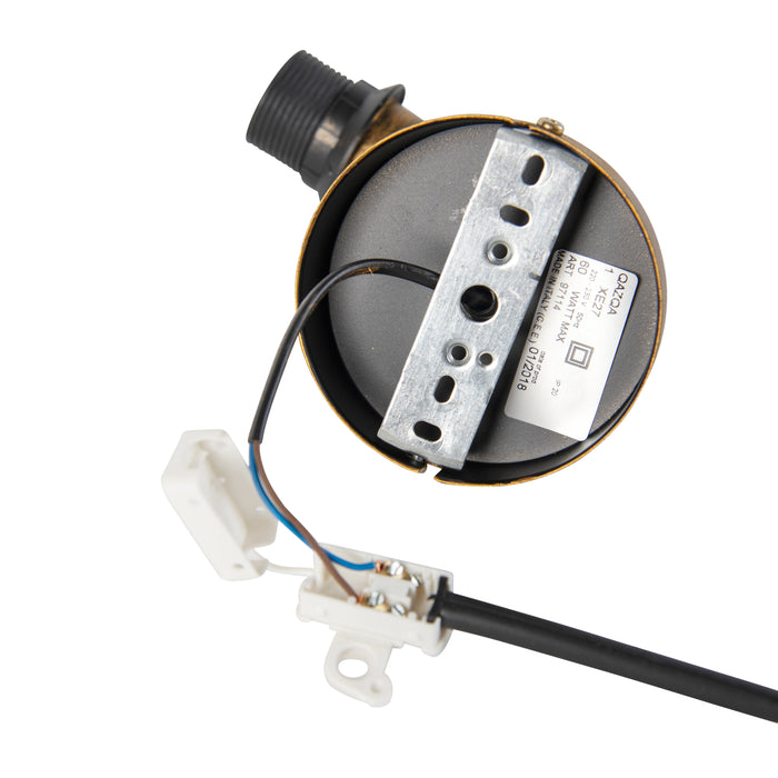 QAZQA Vintage wandlamp goud met kap velours 20|20|20 pauw - Matt