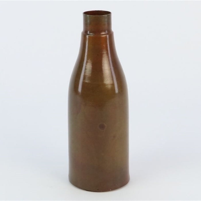 Fles Malik 23 cm hoog bruinkoper