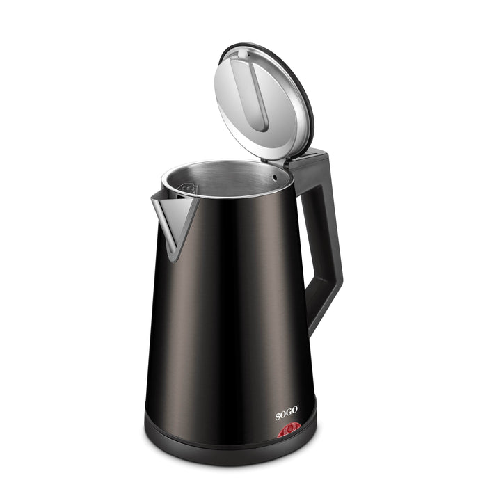 Sogo Rvs Waterkoker Deluxe Met Warmhoudfunctie - 1.7L