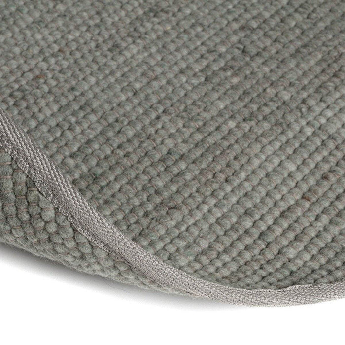 Interieur05 Rond Wollen Vloerkleed Groen Vik - 240 x 240 cm