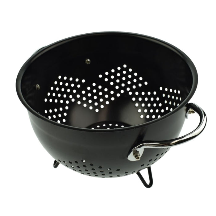 Orange85 Vergiet Zeef Zwart Metaal 240ml 20cm RVS