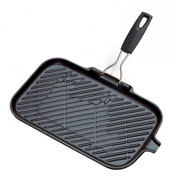 Le Creuset Rechthoekige grill met inklapbaar handvat