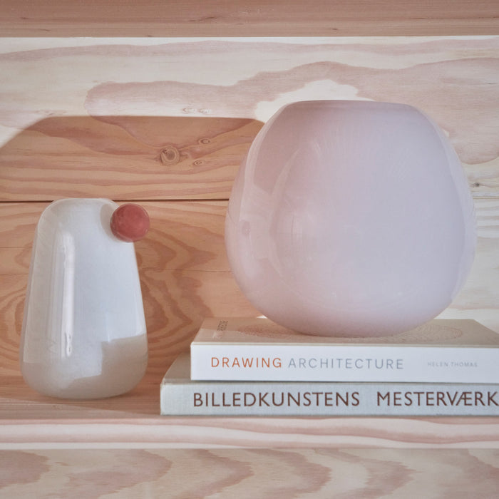 OYOY Lasi Vaas Medium - Rose