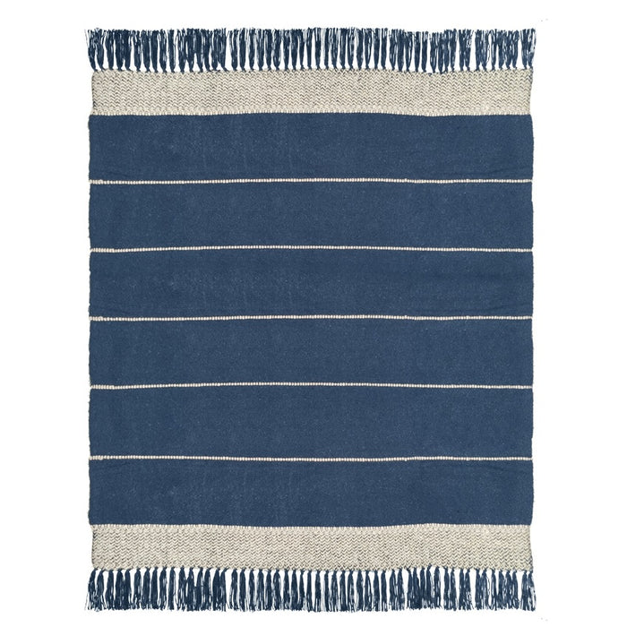 Malagoon Sahara Dark Blue Plaid 125 x 150 cm