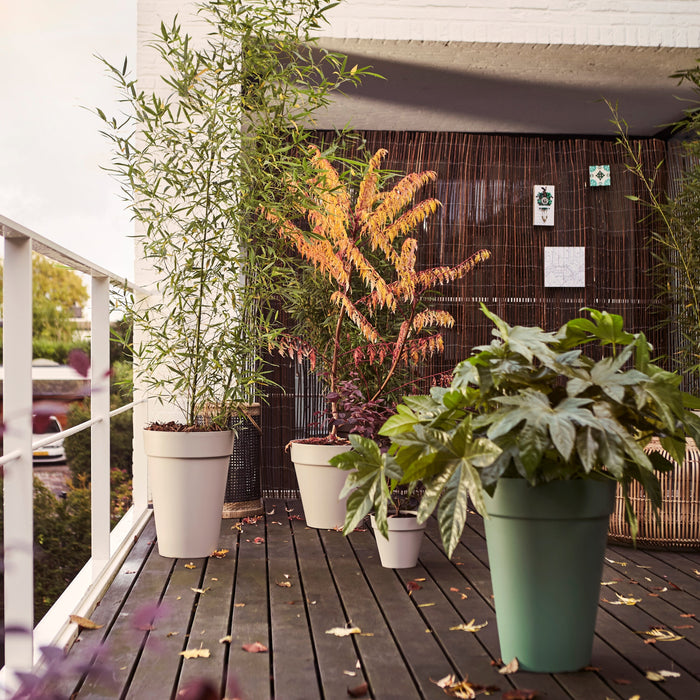 Elho Loft Urban Round High Bloempot 35 cm Bruin