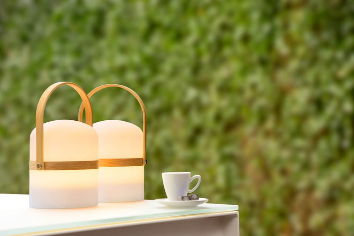 Joe tafellamp LED oplaadbaar IP44 wit