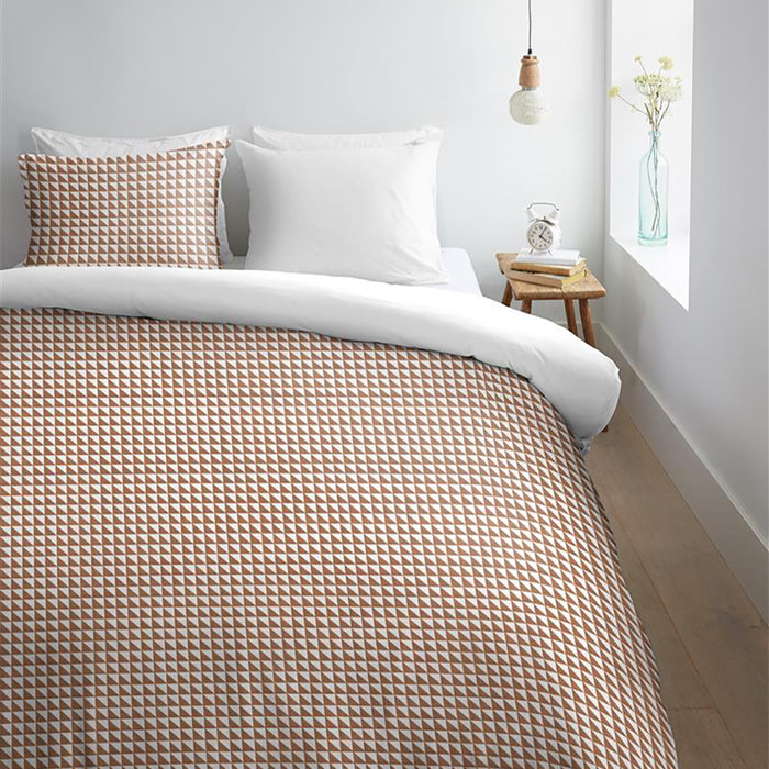 Ambiante Faas Dekbedovertrek 140 x 200/220 cm - Terra