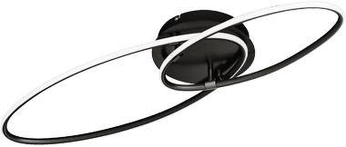 Plafonniere Trio Leuchten Avus - Zwart