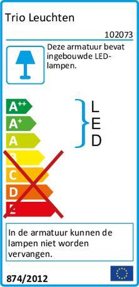 Plafonniere Trio Leuchten Avus - Zwart