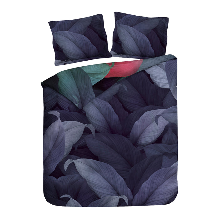 Heckett & Lane Byron Dekbedovertrek 200TC x 200TC/220 cm - Donkergroen