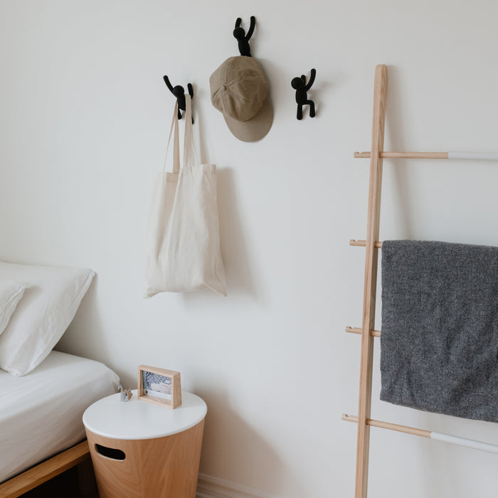 Umbra Buddy Kapstokhaken - Set van 3 - Zwart