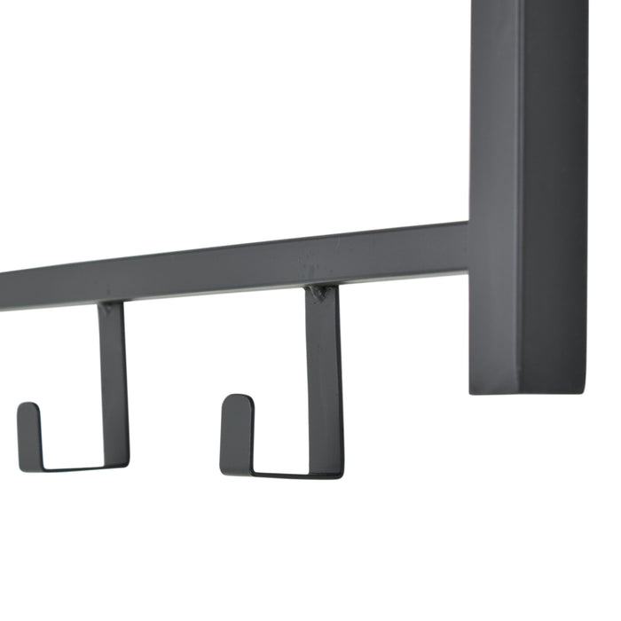LOFT42 Bergamo Kapstok - Zwart – Metaal – 4 haken