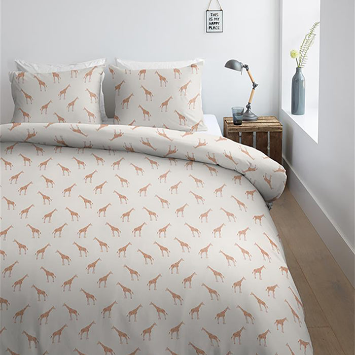 Ambiante Giraffa Dekbedovertrek 240 x 200/220 cm - Zand