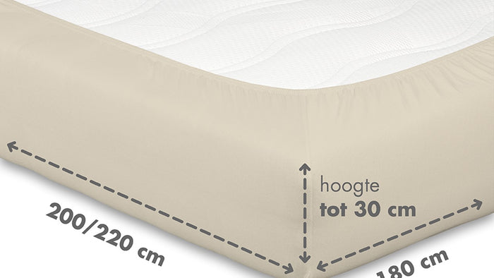 Beter Bed Select hoeslaken Jersey - 180 x 200|210|220 cm