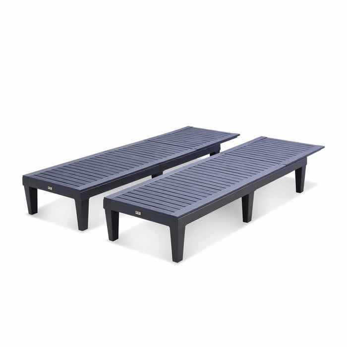 sweeek - Set van 2 verstelbare ligstoelen - PIA