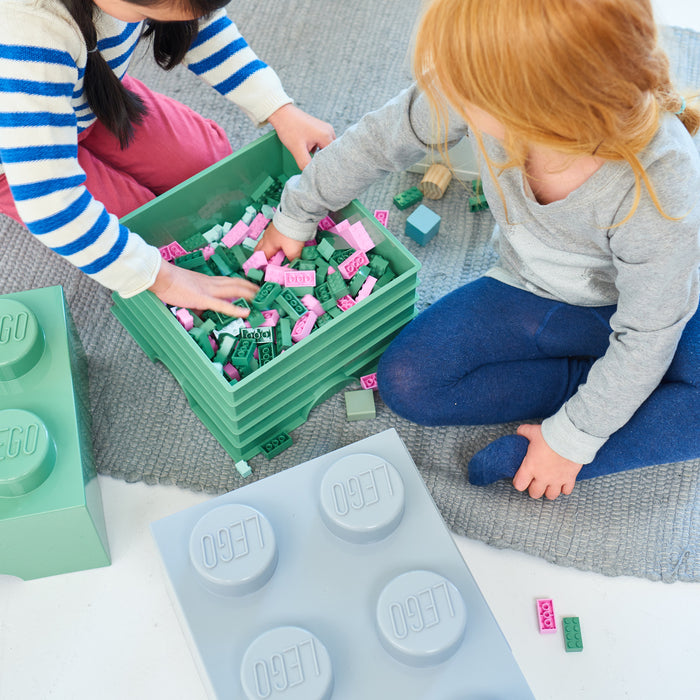 LEGO® Brick 4 Opbergbox - Zand Groen