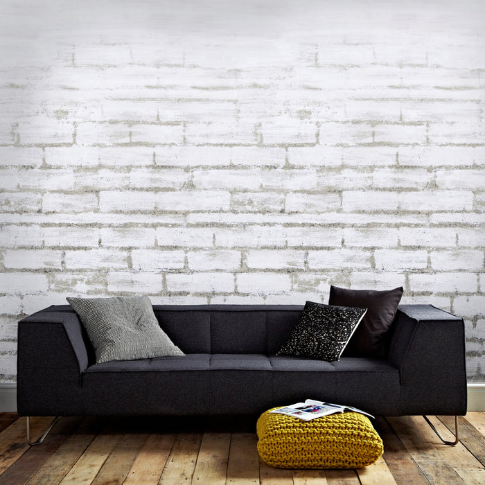 Art for the Home Londen Stenen Muur Fotobehang 280x150 cm