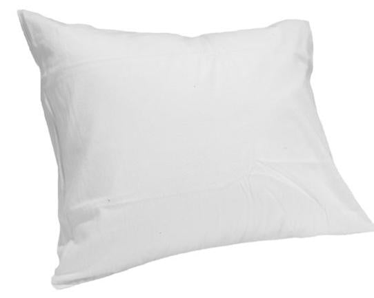Elegance Kussensloop Hotelsluiting Percal Katoen wit