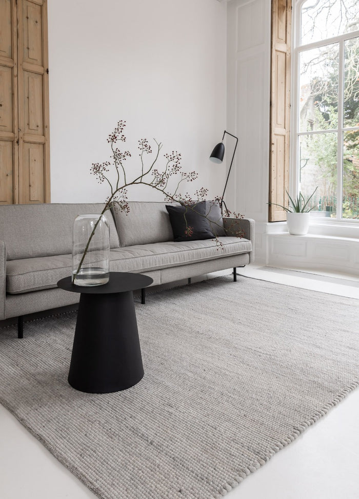 Interieur05 Wollen Vloerkleed Lichtgrijs Vik 240 x 340 cm (XL)