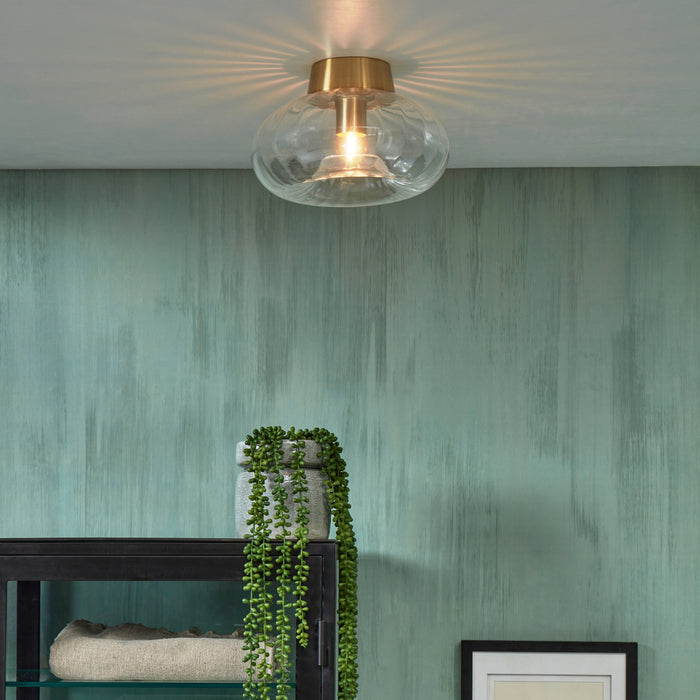 It's about RoMi Brussels Plafondlamp - Goud/Transparant