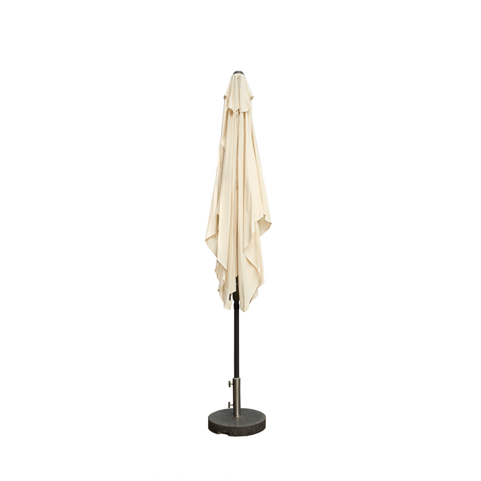 Kopu® Bilbao Rechthoekige Parasol 150x250 cm met hoes - Creme
