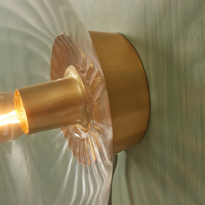 It's about RoMi Brussels Wandlamp - Goud/Transparant