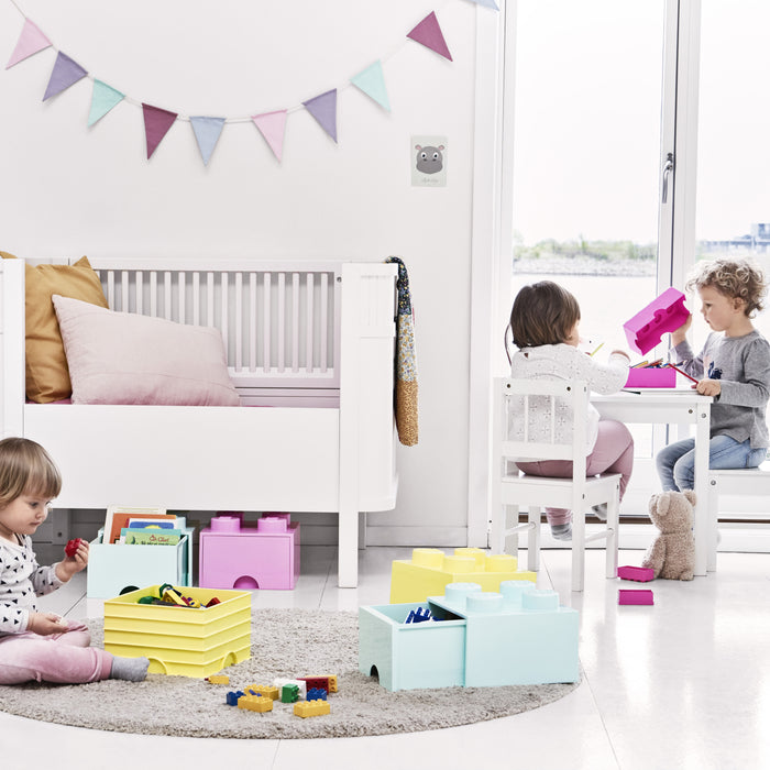 LEGO® Brick 4 Opbergbox Met Lade - Roze