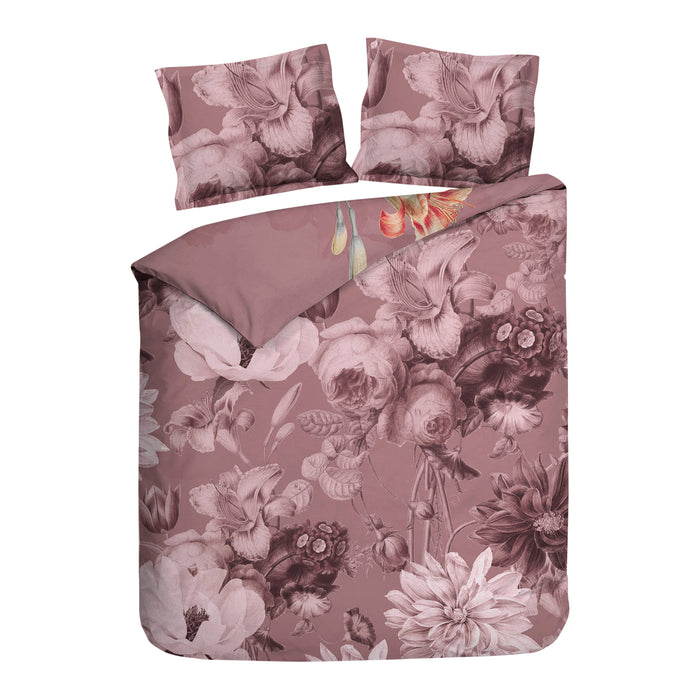 Heckett & Lane Fonda Dekbedovertrek 240 x 200TC/220 cm - Floral Pink
