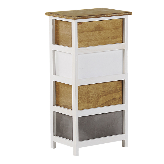 Beliani ZELA Ladekast Lichte houtkleur