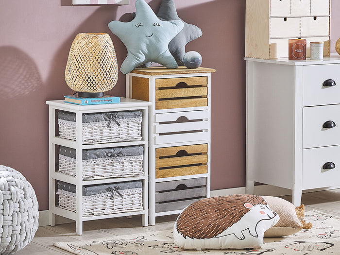 Beliani ZELA Ladekast Lichte houtkleur