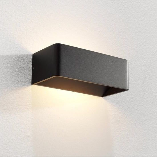 Artdelight Wandlamp Mainz Zwart 2 x 3Watt Led