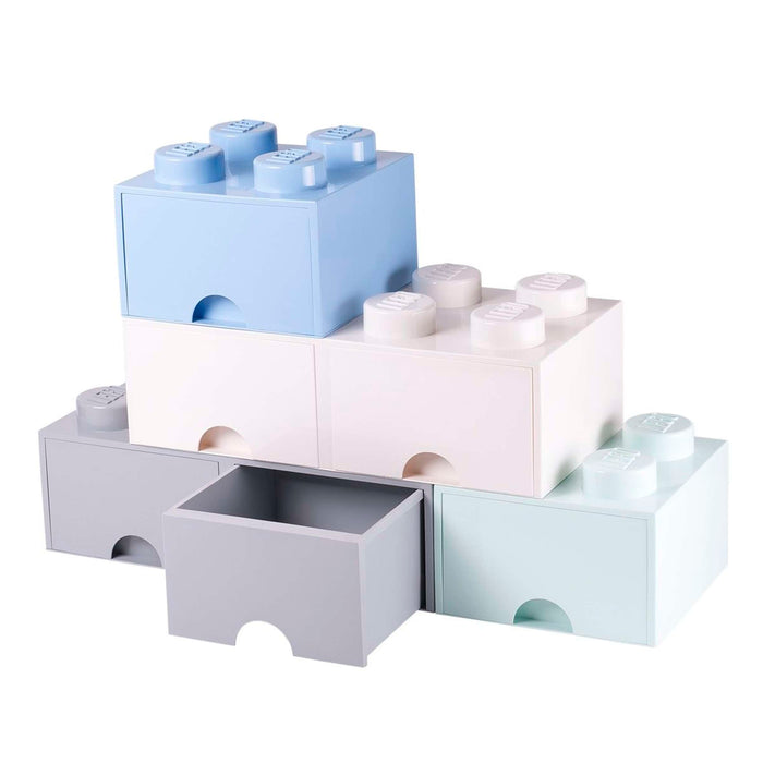LEGO - Opberglade Brick 8, Wit - LEGO