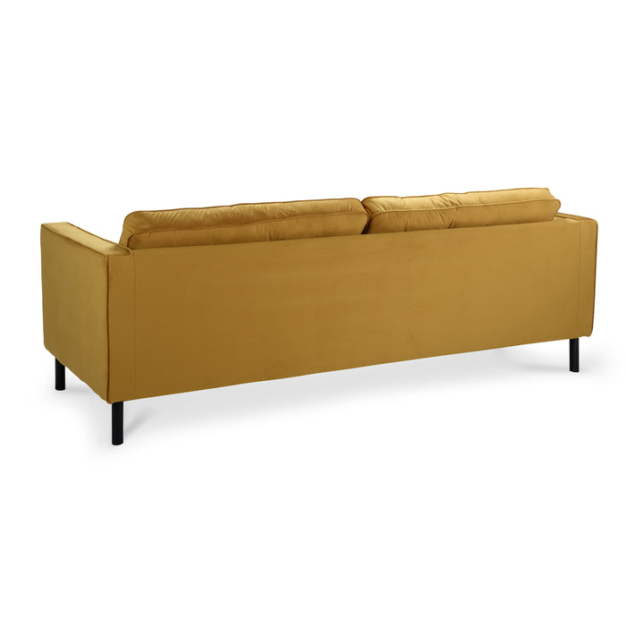 MOOS Studio 3-zitsbank - Fluweel - Oker