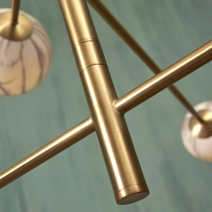 It's about RoMi Carrara Hanglamp - 3-arm - Goud