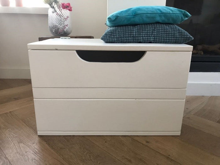 Wood4you - Speelgoedkist Kick Wit 90Lx50Hx50D cm