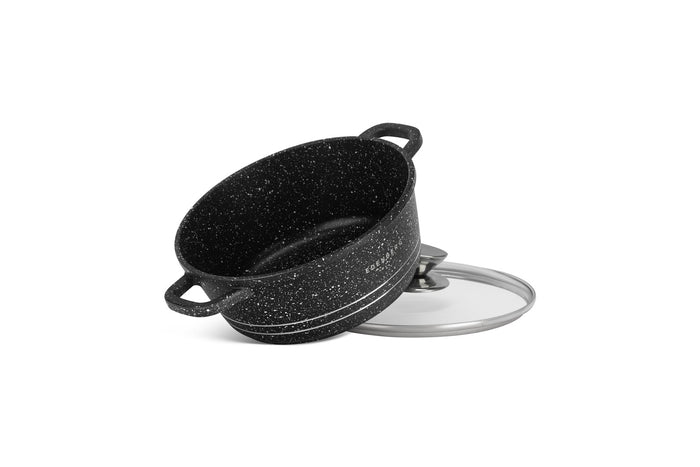 Edenberg Stonetec Line - 10-delige Luxe Pannenset van Gesmeed